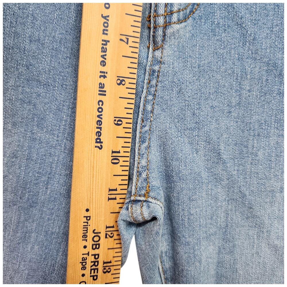 Y2K Embroidered Flare Jeans Women’s 14 Floral Boho Hippie Wide Leg Bell Bottom - Picture 10 of 13